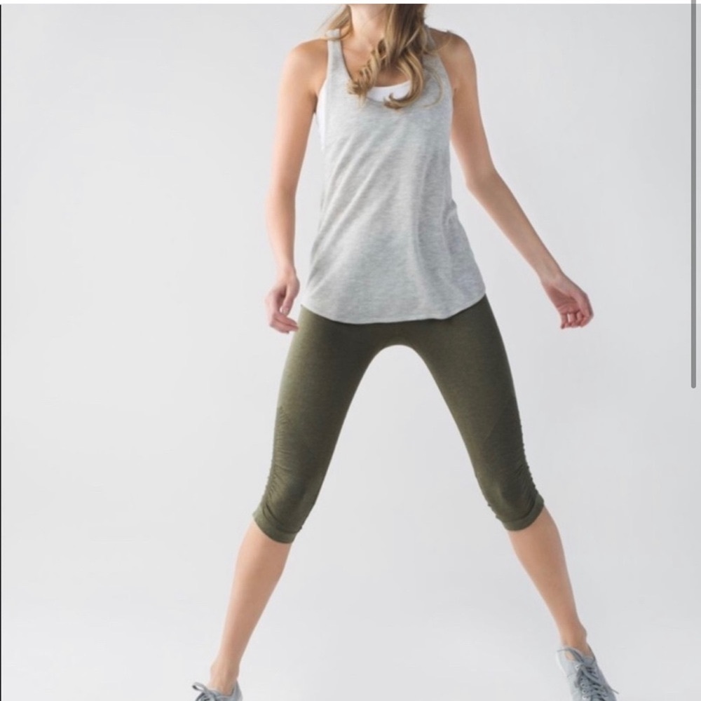 Lululemon In the Flow Crop II Seamless Ruched - Picture 13 of 13